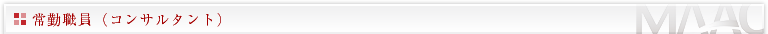 常勤職員（コンサルタント）